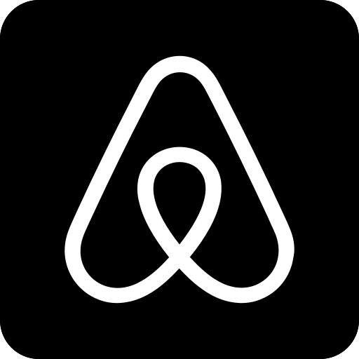 Airbnb app icon falling in chaos animation