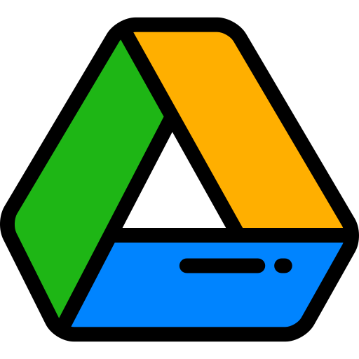 Google Drive app icon falling in chaos animation