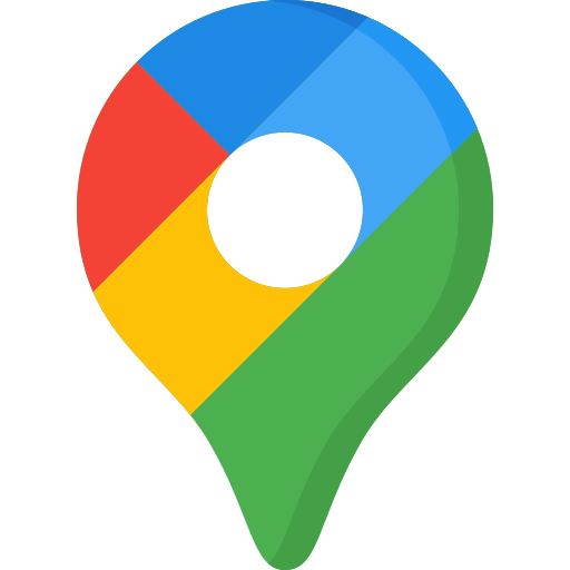 Google Maps app icon falling in chaos animation