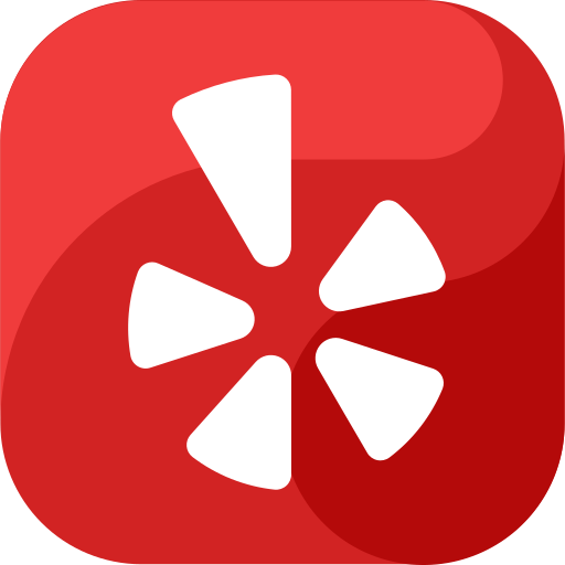 Yelp app icon falling in chaos animation